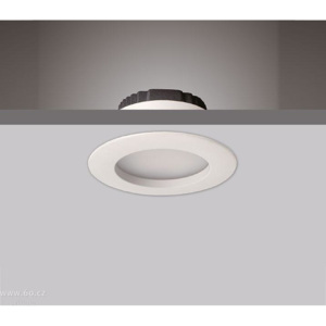 Prolumia, bílé LED svítidlo do koupelny, 7,6W LED, teple bílá barva světla, prům.6,5cm, IP44 lum 42145000
