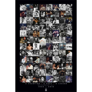 Plakát, Obraz - Muhammad Ali - Montage, (61 x 91,5 cm)
