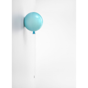 Brokis Memory, nástěnný svítící balonek ze tyrkysového skla, 1x15W, prům. 25cm