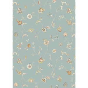 Koberec Asiatic Carpets Xico Floral Duck Egg, 120x170 cm
