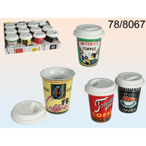 Porcelánový hrnek Coffee-To-Go retro