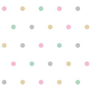 Tapety Dots White/Pelmel 5 cm