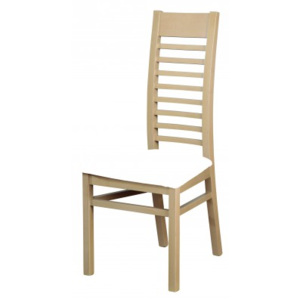Eryka - jídelní židle (dřevo - dub sonoma/potah - syntetická kůže)