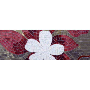 Vliesová fototapeta Dimex Červená mozaika M-164 | 330x110 cm