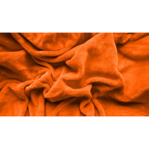 PROSTĚRADLO MIKROPLYŠ Exclusive 200x220cm oranžové