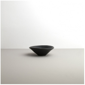 Miska nepravidelný tvar Modern černá 13 cm