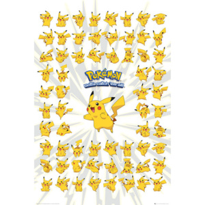 Plakát, Obraz - Pokemon - pikachu, (61 x 91,5 cm)