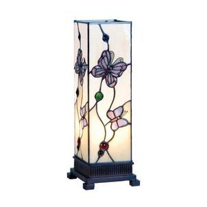 Tiffany podlahová lampa Butterfly (35 cm výška)