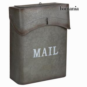 Šedá kovová schránka mail - art & metal kolekce by homania