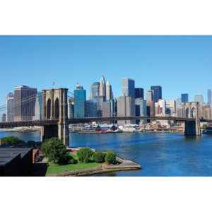 Vliesová fototapeta Dimex Brooklynský most z dálky XL-100 | 330x220 cm