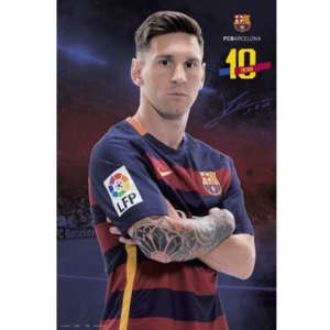 Plakát, Obraz - FC Barcelona - Messi Pose 2015/2016, (61 x 91,5 cm)