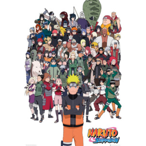 Plakát, Obraz - Naruto Shippuden - Group, (61 x 91,5 cm)