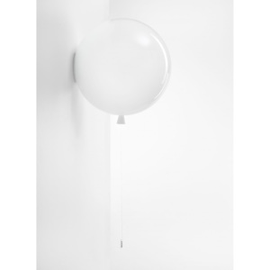 Brokis Memory, nástěnné svítící balonek ze bílého skla, 1x15W, prům. 40cm