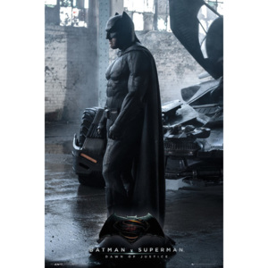 Plakát, Obraz - Batman vs. Superman: Úsvit spravedlnosti - Batman, (61 x 91,5 cm)