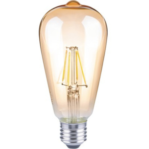 LED žárovka FLAIR 4W/E27 amber ST64