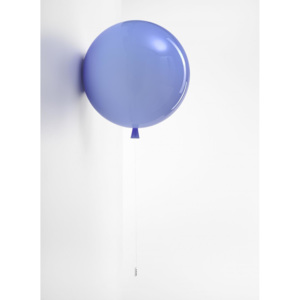Brokis Memory, nástěnný svítící balonek z modrého skla, 1x15W, prům. 40cm
