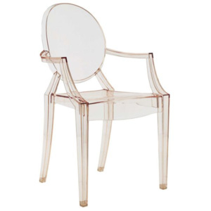 KARTELL Židle Louis Ghost Transparentní oranžová
