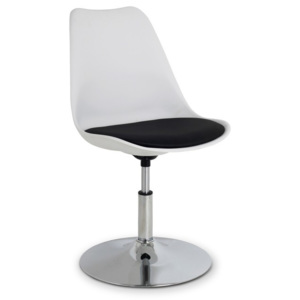 Halmar Dětská židle COCO 3, bílá/černá