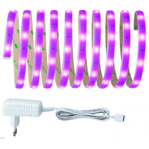 Paulmann Deco stripe neon lilac, fialový LED pásek s dosvitem, 3,2W LED, 300cm rozšířitelný na 625cm