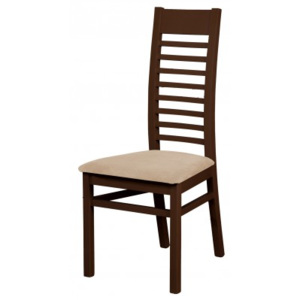 Eryka - jídelní židle (dřevo - wenge/potah - látka)