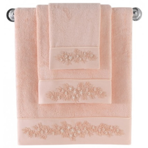Soft Cotton Bambusový ručník MASAL 50x100 cm Lososová