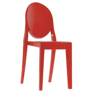 KARTELL Židle Victoria Ghost Červená