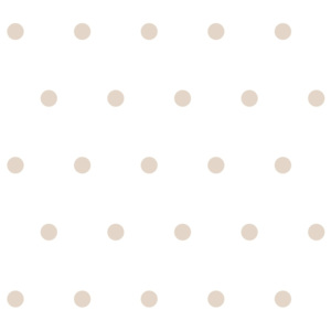 Tapety Dots White/Beige 5 cm