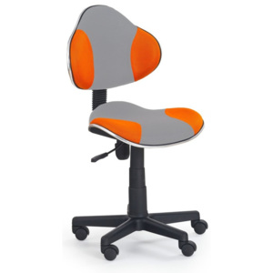 Halmar Dětská židle FLASH 2, šedo-oranžová
