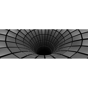 Vliesová fototapeta Dimex 3D díra M-454 | 330x110 cm