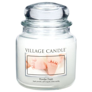 Village Candle Village Candle vonná svíčka ve skle Pudrová svěžest - Powder Fresh 16 oz