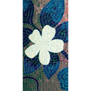Vliesová fototapeta Dimex Modrá mozaika S-167 | 110x220 cm