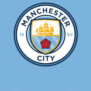 Plakát, Obraz - Manchester City - Crest 15/16, (61 x 91,5 cm)