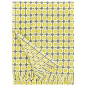 Vlněná deka Corona 130x170, žlutá Lapuan Kankurit