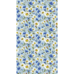 Dekorační foto závěs Květiny FCSL7556, rozměry 140 x 245 cm