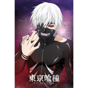 Plakát, Obraz - Tokyo Ghoul - Kaneki, (61 x 91,5 cm)