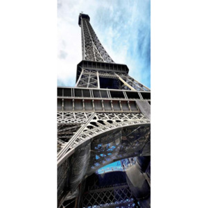 Samolepící fototapeta na dveře DL049 Eiffel tower, 95x210 cm