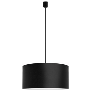 Černé závěsné svítidlo Bulb Attack Tres, ⌀ 50 cm