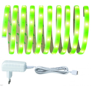 Paulmann Deco stripe neon green, zelený LED pásek s dosvitem, 3,2W LED, 300m rozšířitelný na 625cm