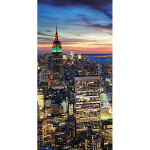 Vliesová fototapeta Dimex Pohled z New Yorského mrakodrapu S-524 | 110x220 cm