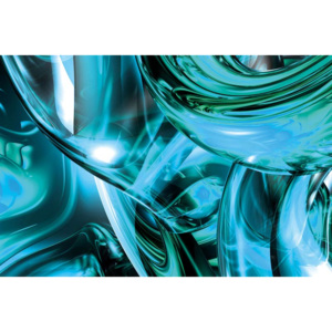 Vliesová fototapeta Dimex Modrý abstrakt 2 XL-482 | 330x220 cm