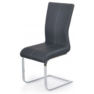 K218 - Jídelní židle (černá, stříbrná)