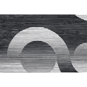 Vliesová fototapeta Dimex Černobílý 3D abstrakt 2 XL-392 | 330x220 cm