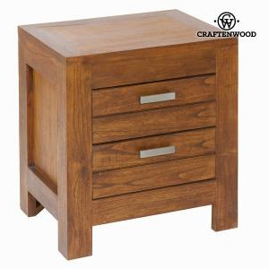 Noční stolek Alabama se 2 zásuvkami - dřevo Mindi - kolekce Be