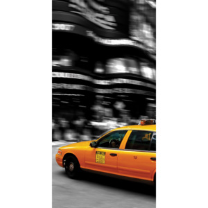 Vliesová fototapeta Dimex Taxi S-107 | 110x220 cm