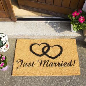 Rohožka Artsy Doormats Just Married, 40 x 60 cm
