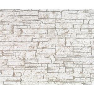 Tapety vliesové Suprofil - kamenný obklad - hnědý odstín