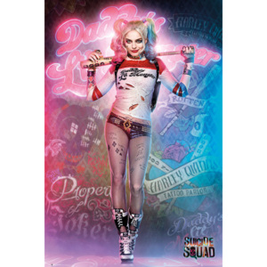 Plakát, Obraz - Sebevražedný oddíl - Harley Quinn Stand, (61 x 91,5 cm)