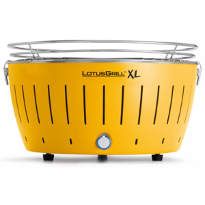 LotusGrill XL Bezkouřový gril na dřevěné uhlí, žlutý velký Lotus Gril