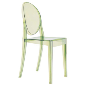 Židle Victoria Ghost od KARTELL (transparentní zelená)