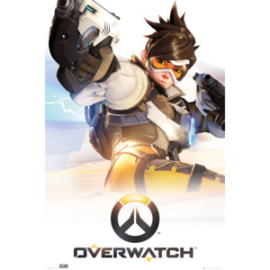 Plakát, Obraz - Overwatch - Tracer, (61 x 91,5 cm)
